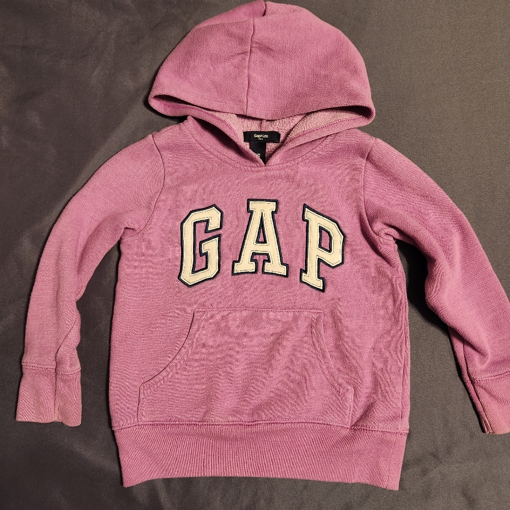 GAP purple pullover hoodie girls XS 4-5